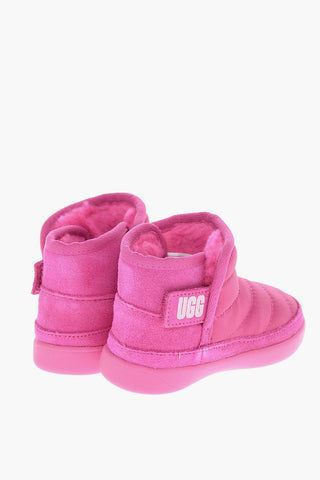 Quilted ZAYLEN Snow Boots with Velcro Fastening and Wool Inner