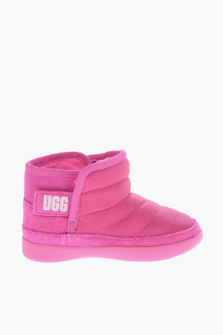Quilted ZAYLEN Snow Boots with Velcro Fastening and Wool Inner
