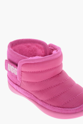 Quilted ZAYLEN Snow Boots with Velcro Fastening and Wool Inner