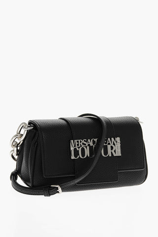 JEANS COUTURE Borsa in Ecopelle Martellata con Catena Argentata