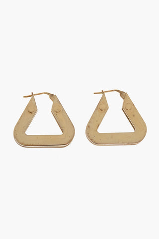 Gold-Tone Silver Earrings