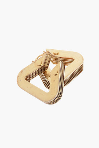Gold-Tone Silver Earrings