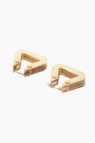 Gold-Tone Silver Earrings