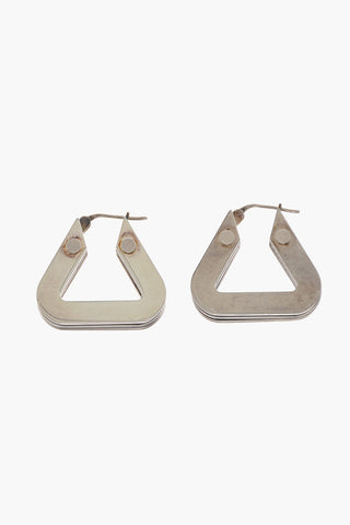 Silver Geometric Earrings