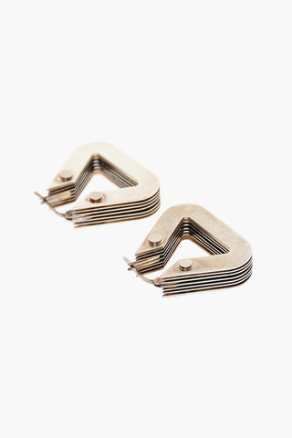 Silver Geometric Earrings