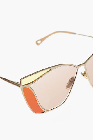 Metal Frame GEMMA Sunglasses with Contrasting Details