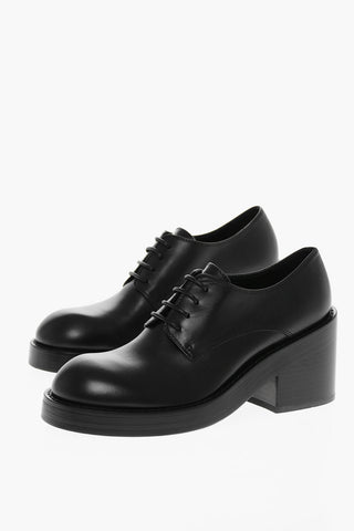 Scarpe Derby in Pelle 7cm