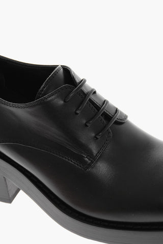 Scarpe Derby in Pelle 7cm