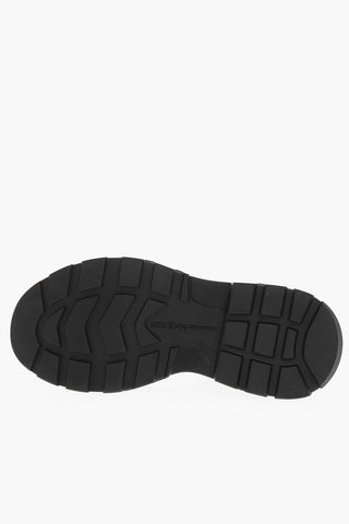 High Top Sock Sneakers with Contrasting Embroidered Logo