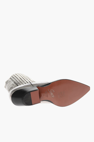 Laminated Leather HIDALGO Ankle Boots