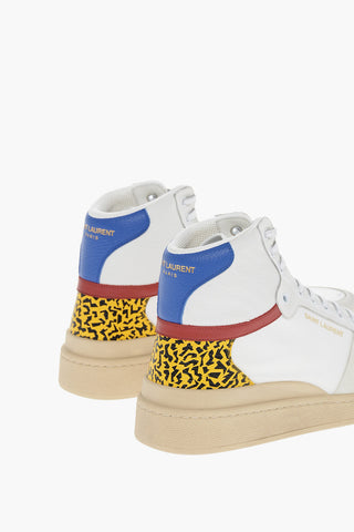 Leather-blend SL/24 MID TOP Sneakers