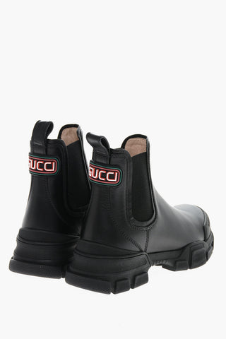 LEON Chelsea Boots with Embossed Logo