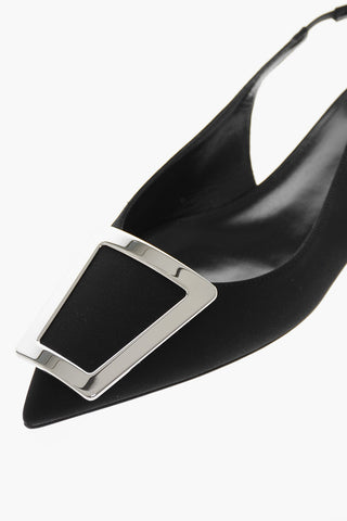 Pointed Ballet Flats with Maxine Strap