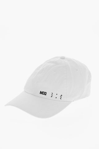 MCQ No.0 Solid Color Cap with Embroidered Logo
