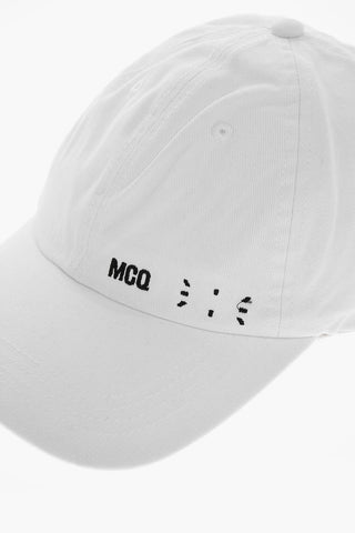 MCQ No.0 Solid Color Cap with Embroidered Logo