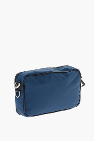 GIORGIO Two-Tone Crossbody Bag with Leather Trims