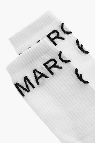 MM6 Solid Color Socks with Contrasting Logo