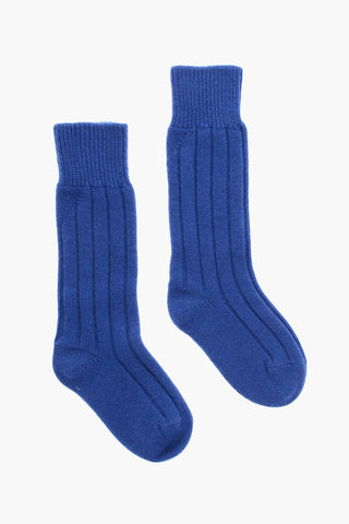 Calzini Lunghi in Cashmere a Coste