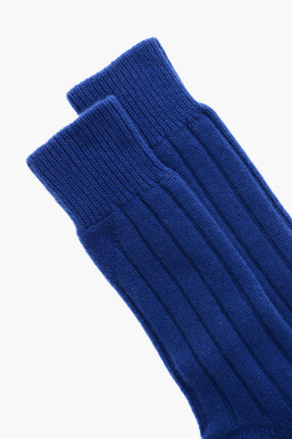 Calzini Lunghi in Cashmere a Coste