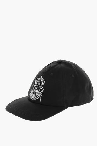Cotton Cap With Embroidery