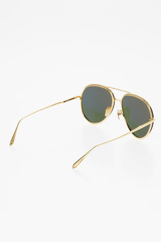 Aviator MATISSE Sunglasses with Golden Frame