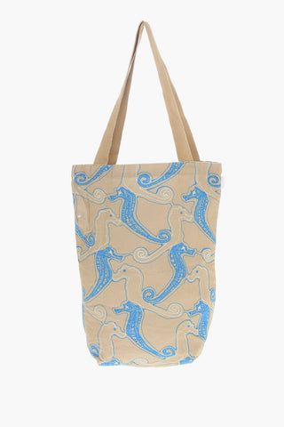Patterned FRIN Shopper Bag with Printed Logo