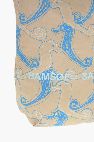 Patterned FRIN Shopper Bag with Printed Logo