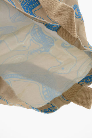 Patterned FRIN Shopper Bag with Printed Logo