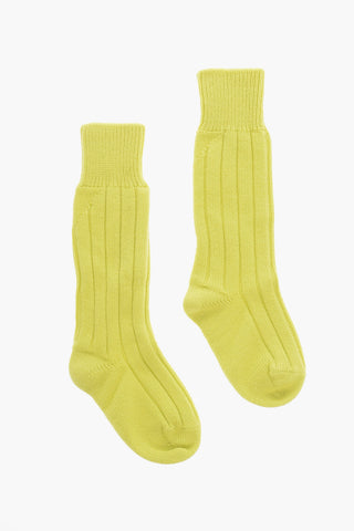 Calzini Lunghi in Cashmere a Coste