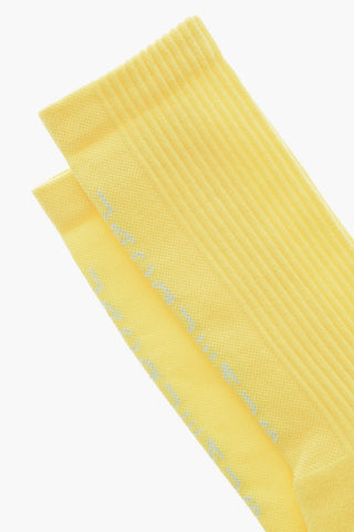 Solid Color Ribbed Long Socks