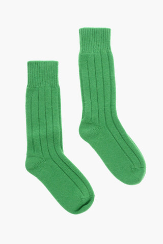 Calzini Lunghi in Cashmere a Coste