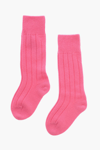 Cashmere Solid Color Long Socks