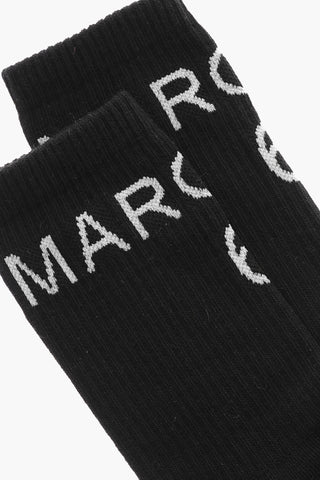 MM6 Solid Color Socks with Contrasting Logo