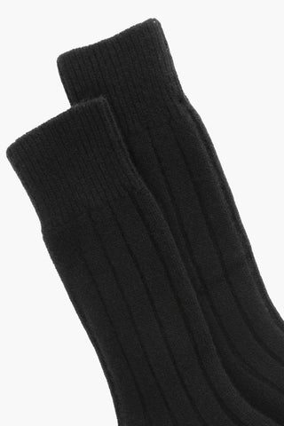 Calzini Lunghi in Cashmere a Coste