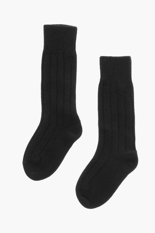Calzini Lunghi in Cashmere a Coste