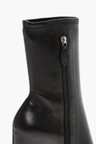 Stivaletti in Pelle DANIELLE con Zeppa Integrata 10cm