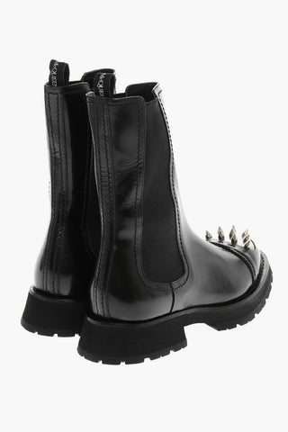 PUNK STUD Chelsea Boots with Studs