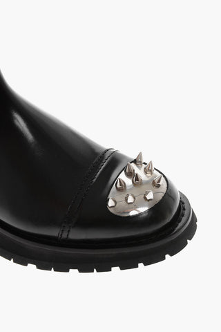 PUNK STUD Chelsea Boots with Studs