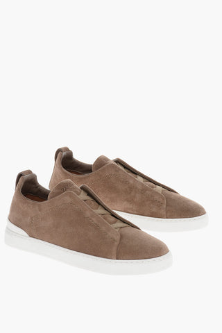 Suede TRIPLE STITCH Low Top Sneakers