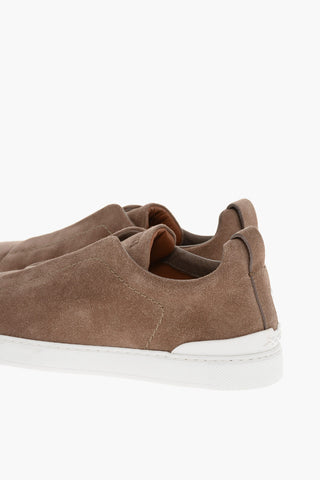 Suede TRIPLE STITCH Low Top Sneakers