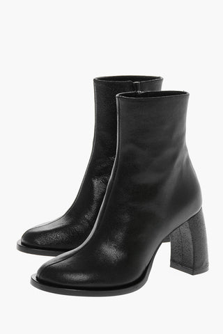 Polished Leather LISA Ankle Boots 9cm