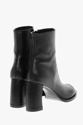 Polished Leather LISA Ankle Boots 9cm