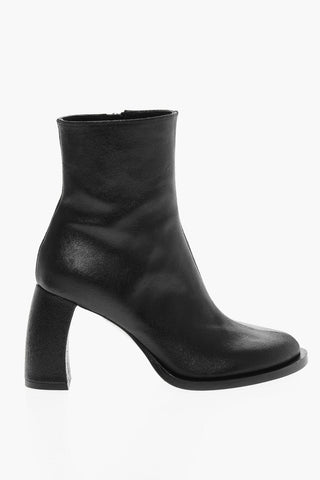 Polished Leather LISA Ankle Boots 9cm