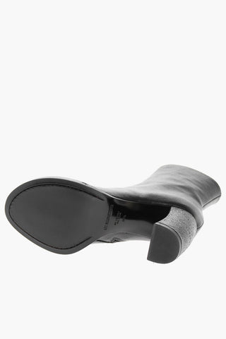Polished Leather LISA Ankle Boots 9cm