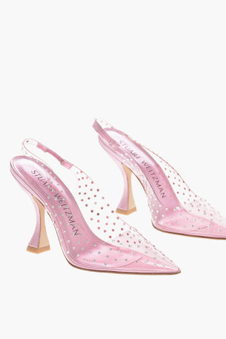 Slingback XCURVE Pumps with Diamond Application 12cm