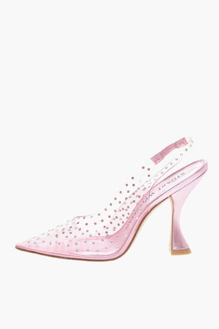Slingback XCURVE Pumps with Diamond Application 12cm