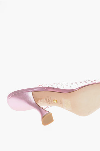 Slingback XCURVE Pumps with Diamond Application 12cm