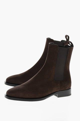 Suede Beatles Ankle Boots