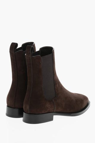 Suede Beatles Ankle Boots