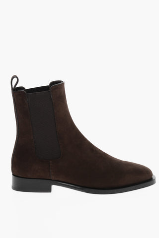 Suede Beatles Ankle Boots